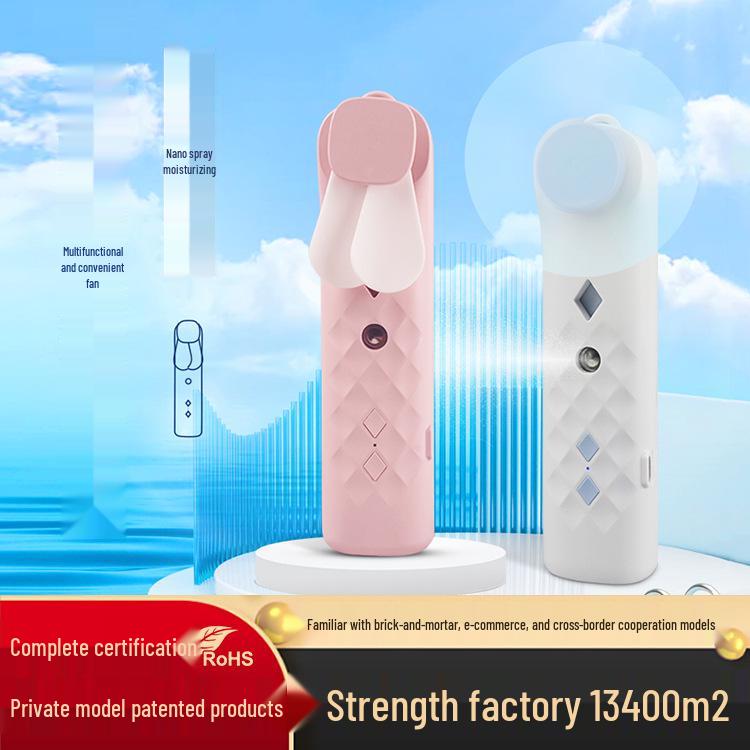 Nano Sprayer Multi-Functional USB Handheld Cooling Fan and Hydration Device