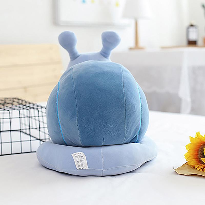 23 см Мультяшные плюшевые игрушки Улитки Милая подушка в виде животного Мягкие набивные Куклы Улитки Каваи Подушка для дивана Милый подарок на день рождения для девочек