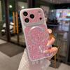 Роскошный Магнитный Чехол с Блестками и Алмазной Текстурой для iPhone 17 16 15 14 Plus 13 12 11 Pro Max для Magsafe Защитная Крышка Камеры