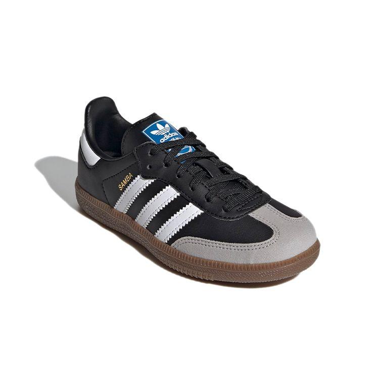 adidas Детские кроссовки Samba OG J Black White Gum Core-Black Cloud-White GZ8349