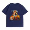 Unisex's Clothing New 100% Cotton Breathable Summer T-Shirt  One Piece Luffy Ace Sabo Print Casual Streetwear Unisex's T-Shirt