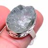 Natural Aquamarine Rough Gemstone 925 Solid Sterling Silver Gift Ring S.9 j7G49