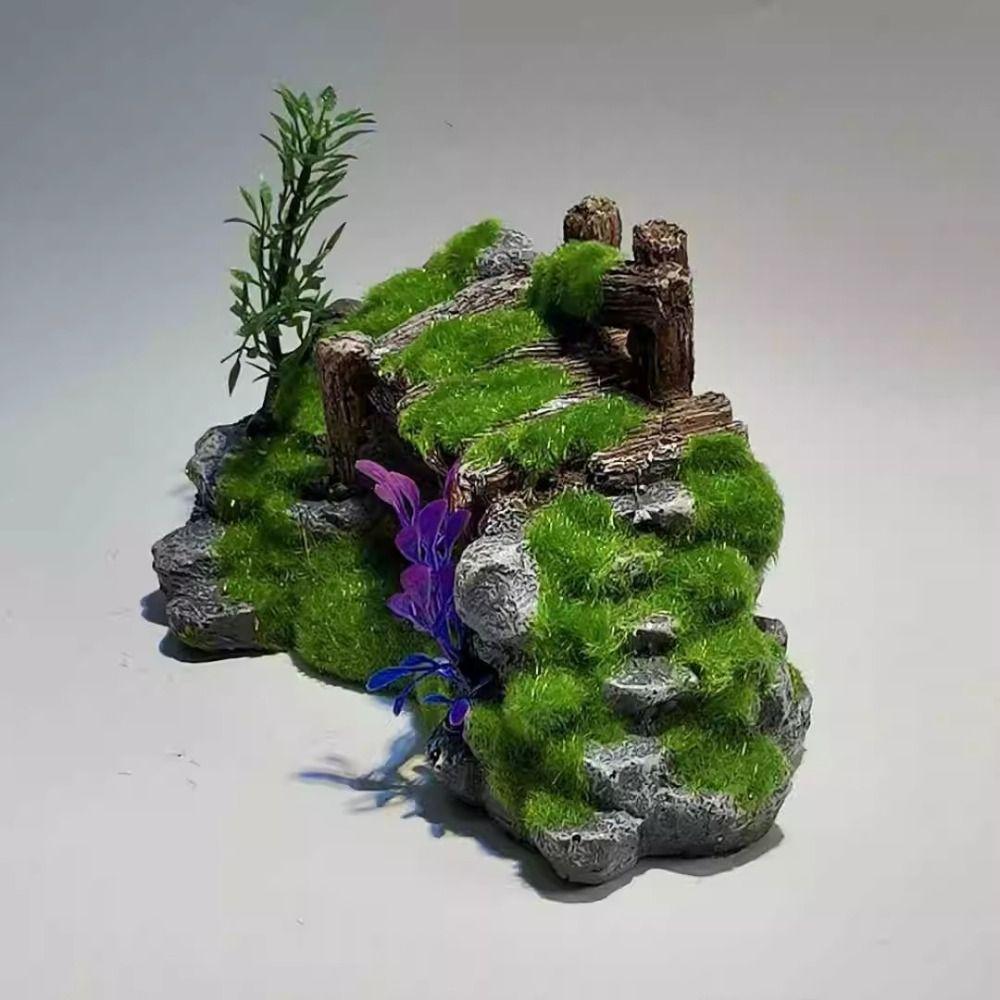 Resin Decoration Landscaping Creative Aquarium Rockery Fish Tank Ornaments Table
