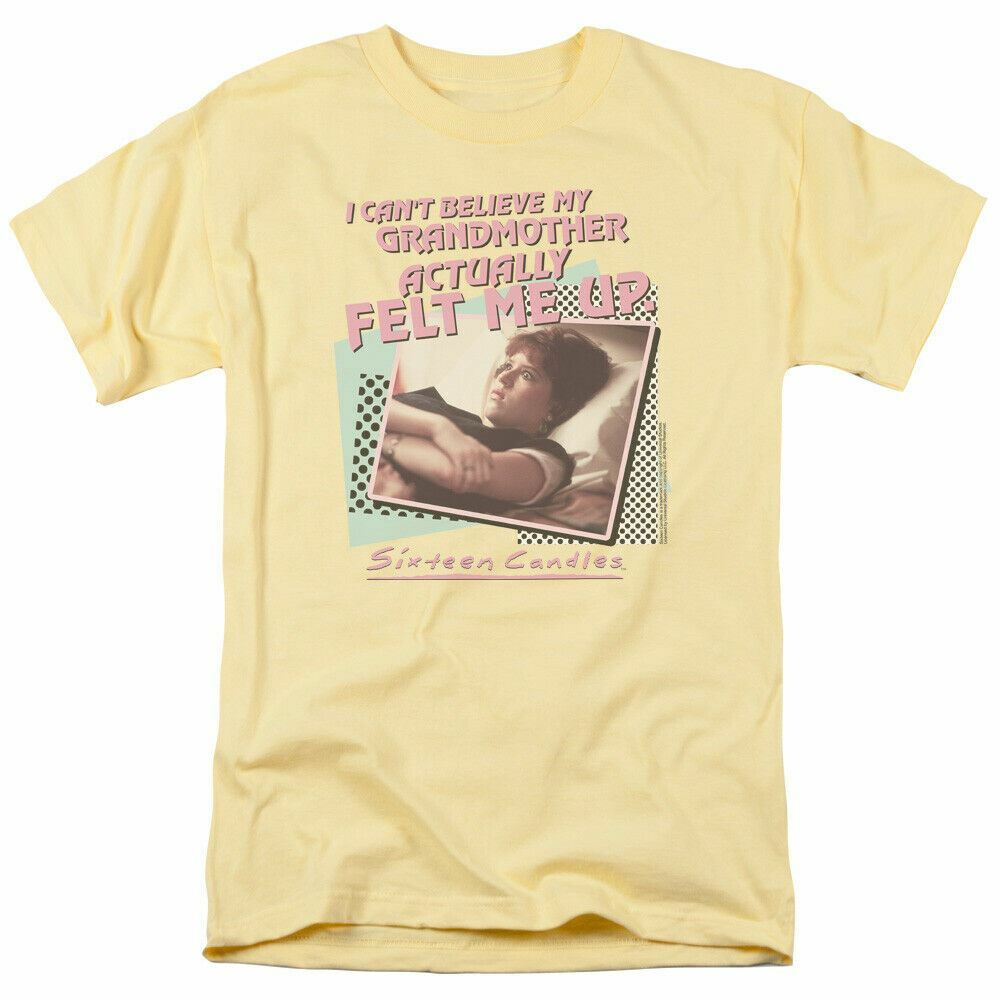 Sixteen Candles Grandmother T-shirt Mens Licensed Movie Tee Sam Jake Banana