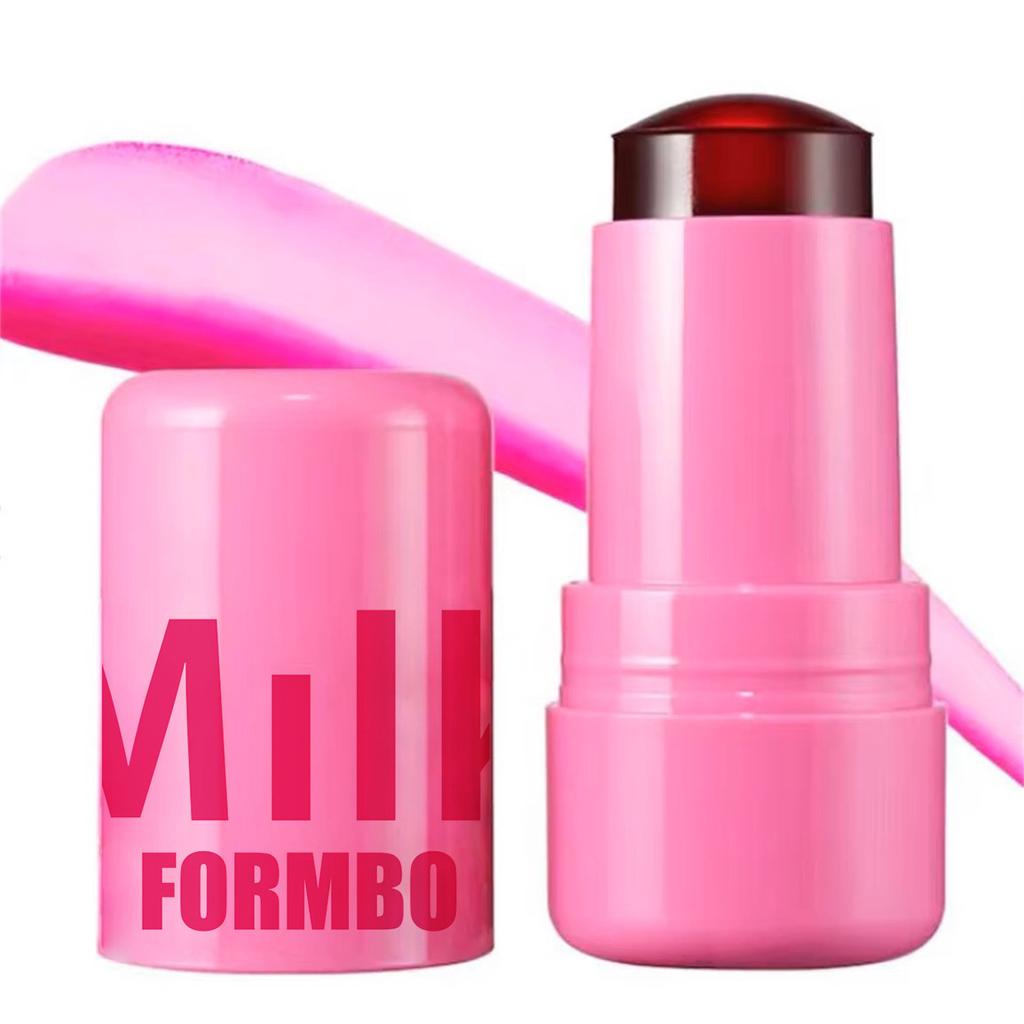 4 Color Blush Jelly Lipstick Rouge Cream Shimmer Blusher Stick Monochrome Blush Mud Matte Moisturizing Makeup Lip Tint Cheek Color