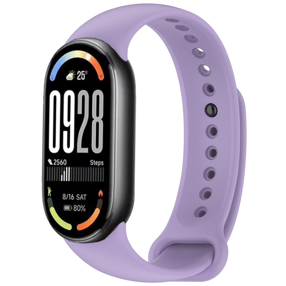 Спортивный силиконовый ремешок для Xiaomi Mi Band 10 9 8 NFC Мягкий дышащий сменный ремешок для запястья для Xiaomi Mi Band 10 Браслет Correa
