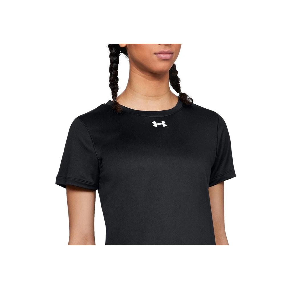 Under Armour Locker Tech Свободная Легкая Модная Универсальная Футболка с Коротким Рукавом Женские Топы 1305510-001