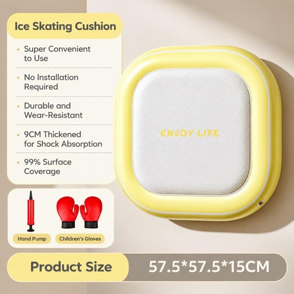 Inflatable Suction Mount Wall Punching Pad No Drill Punching Training Pad Kids Boxing Training
