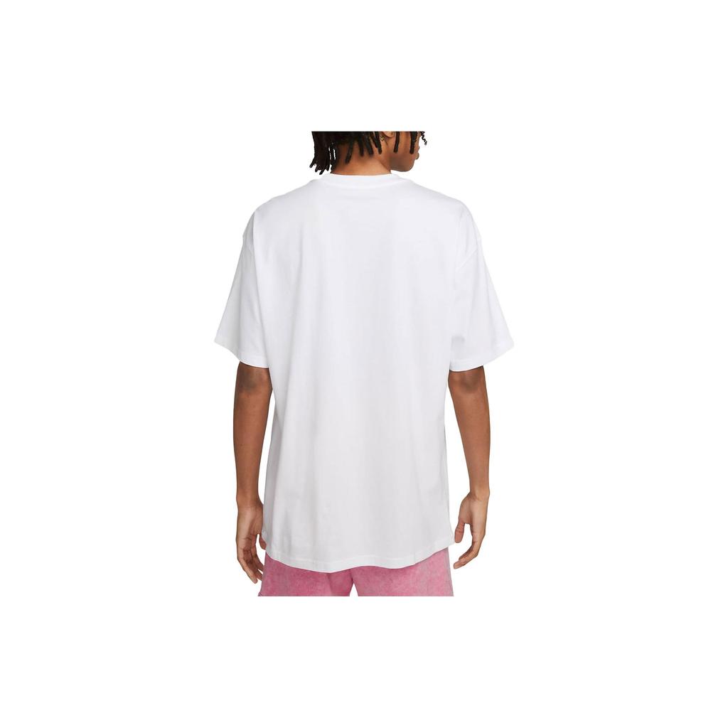 Nike T Shirts Men's White Crew Neck Moderate Straight Fit FD1351-100