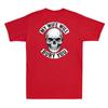 My Wife Will Bury You Funny Husband Quote Skull Print On Back Unisexs Tshirt