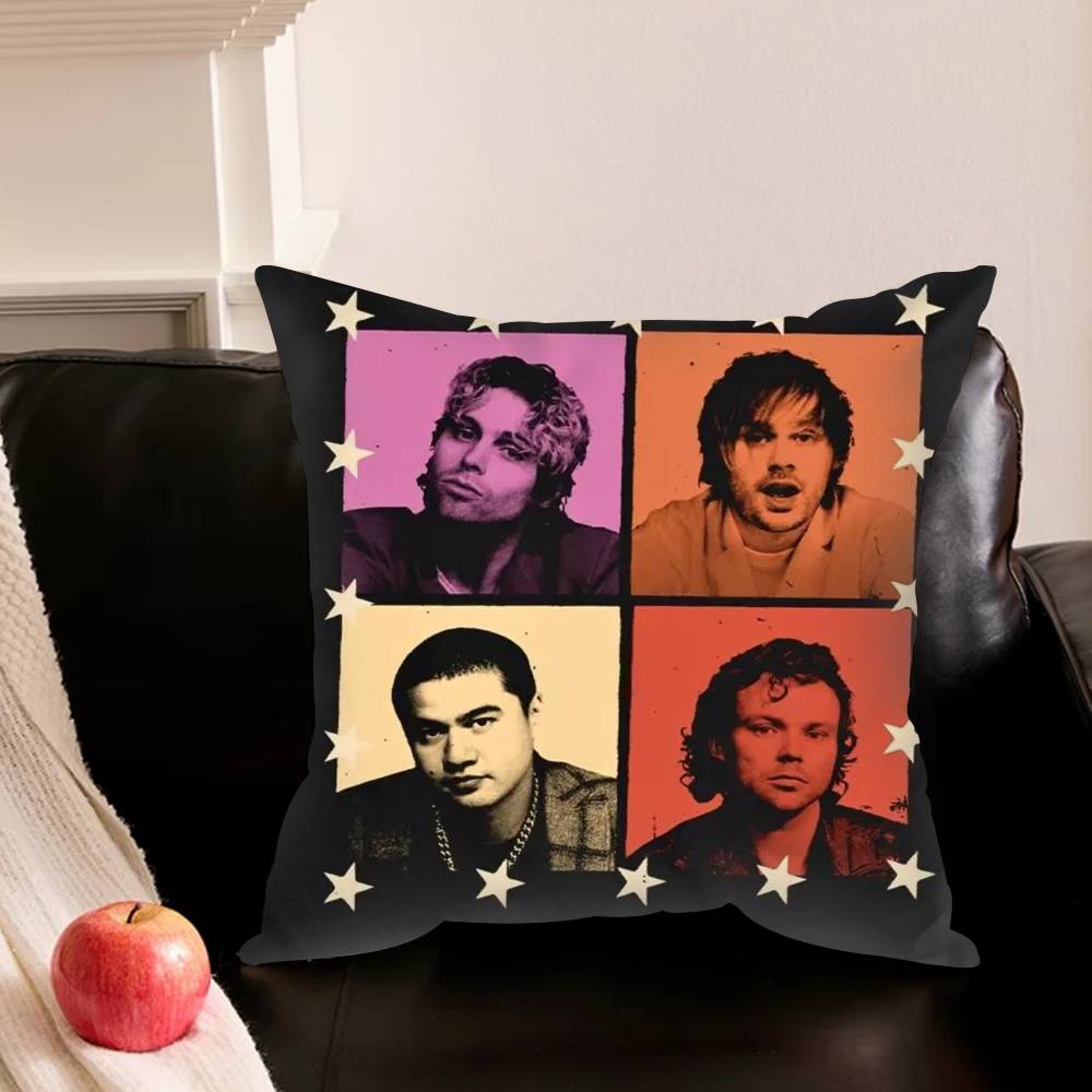 Подушка 5 Seconds Of S-Summer 50S Наволочка Для Дивана Комнаты Офиса Декор Печатная Защитная Наволочка На Подушку Подарок На День Святого Валентина Индивидуальный