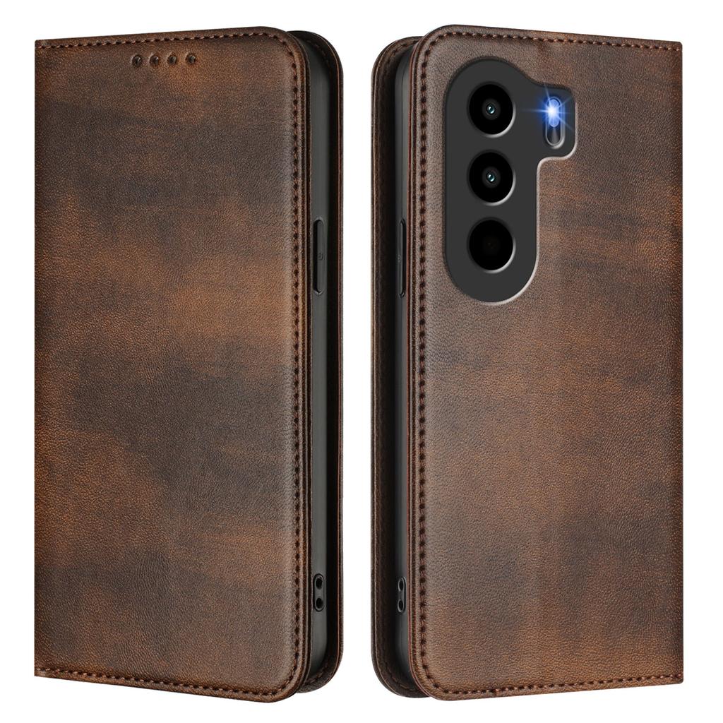 For Itel Power 70 4G Wallet Cases Retro Texture RFID Blocking Leather Phone Cover
