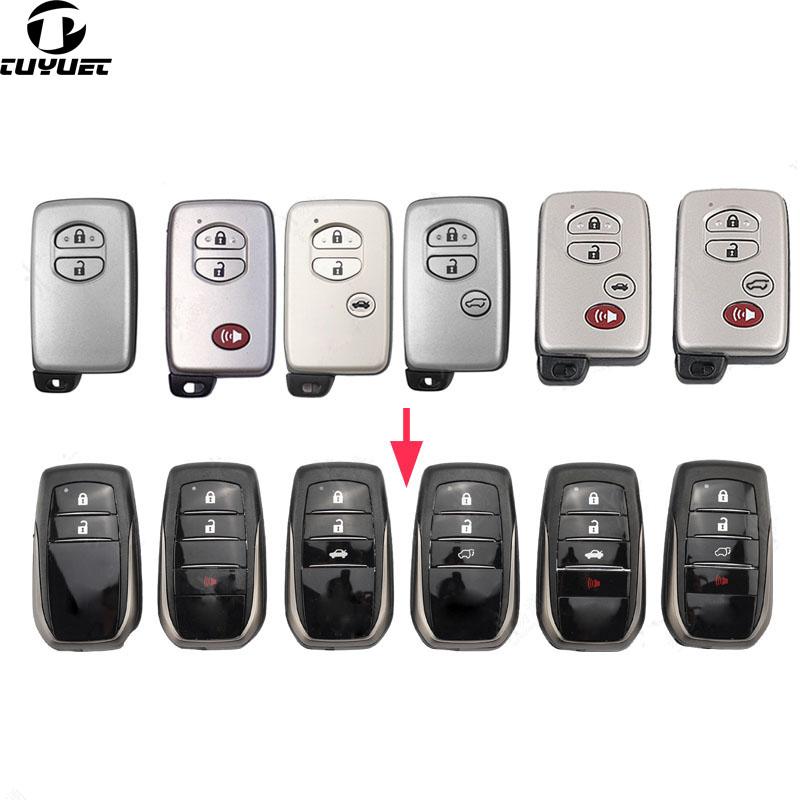 Modified Smart Remote Key Shell for Toyota Camry Prado Land Cruiser (Board 5290) With Emergency Key Blade