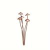 Metal Fairy Garden Mushrooms Decorative Mushroom Figurines Stakes Potted Plant Landscaping Stakes Ground Decorations for
