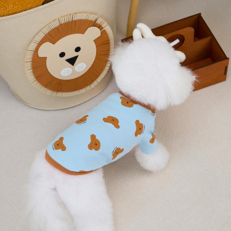 Домашняя собака осень/зима базовое пальто для медведя осень/зима маленькая собака домашняя одежда толстовка с капюшоном для собак осенняя базовая одежда для щенков