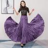 Women Maxi Skirt Elastic High Waist Super Large Pendulum Design Long Skirt Pleated Dance Skirt Party Wear
