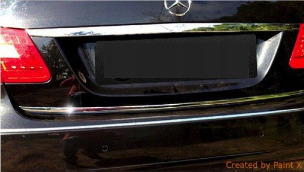 Mercedes E Class W212 09- CHROME Tailgate Trim
