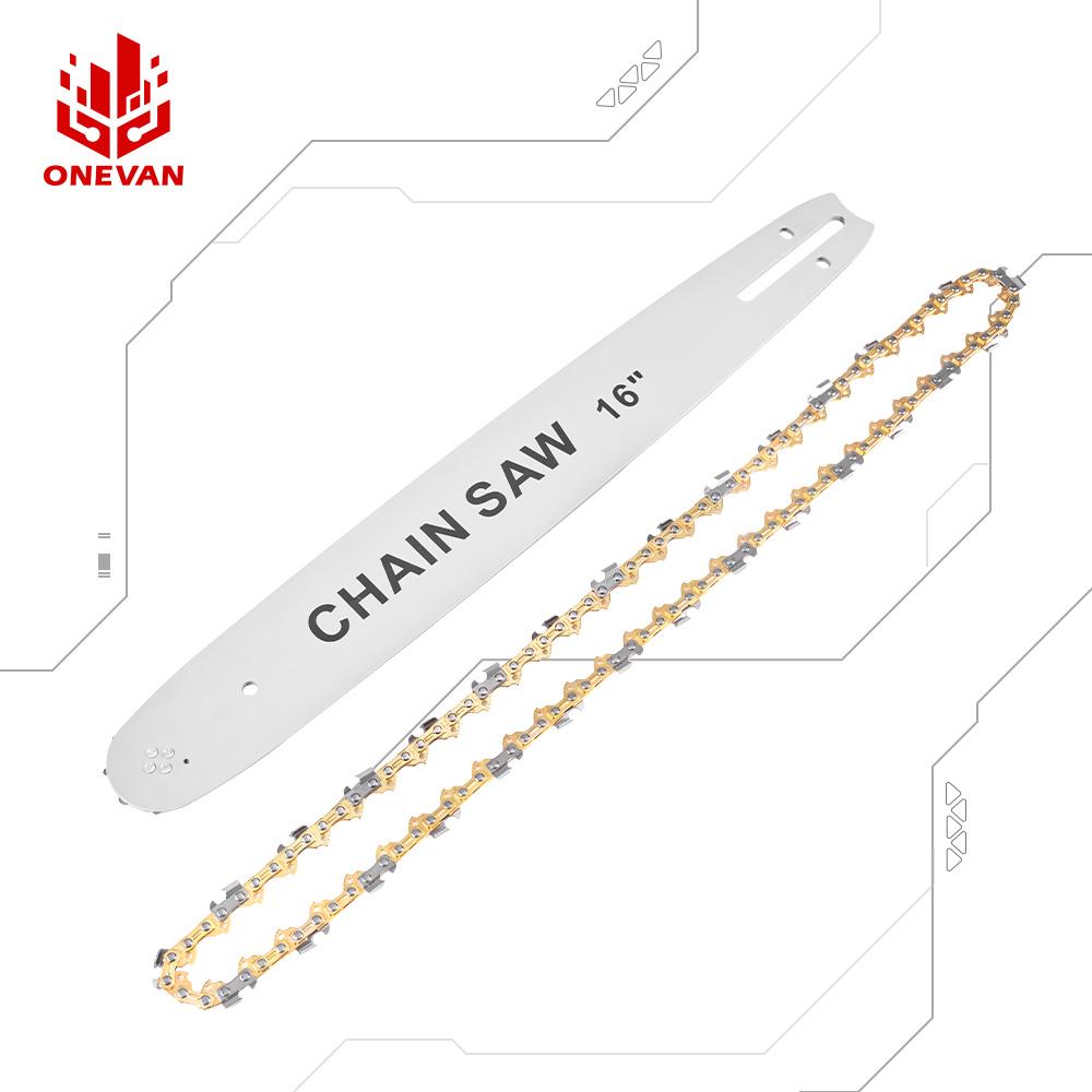 16-дюймовая цепная пила для деревообработки, садовая сменная направляющая пластина для электрической пилы, лезвие для цепной пилы, аксессуары для обрезки цепной пилы