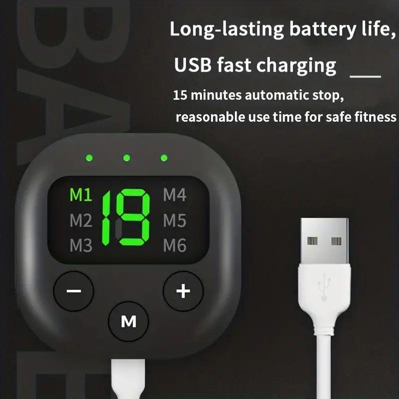 Waist Massager Portable USB Charging Shaper Electric Arm Hip Leg Trainer Weight Loss Shaping Belt Fitness Massager