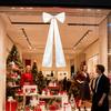 Super Large Christmas Bow Pendant Xmas Tree Bowknot Pendant Ornaments for Home Decor New Year Giant Home Decor