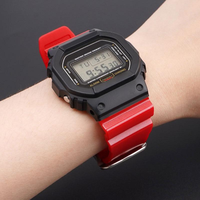Спортивный ремешок из смолы для Casio G-SHOCK DW-5600 GA-2100 GW-M5610 DW-6900 16 мм Перламутровый ТПУ Мужской Женский Замена Браслет Ремешок для часов