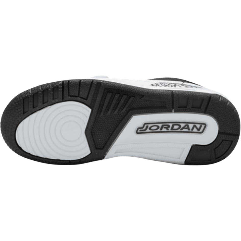 Jordan Legacy 312 Low Удобные Мягкие Низкие Кроссовки для Баскетбола для Детей Унисекс Белые Черные CD9054-111