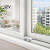 Air Conditioner Security Bracket 1 Set Window AC with Sliding Locks, Support Bracket, Temporary Lock Heavy Duty Metal Locks for Windows Up And Down No