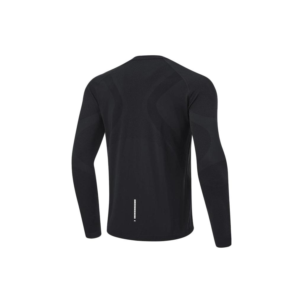 Li Ning Li Ning Коллекция для бега Футболка Мужская Черная ATLT077-1