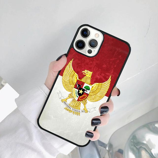 Чехол для телефона с флагом Индонезии для iPhone 17 Air 11 12 13 15 16 14 Pro MAX Plus