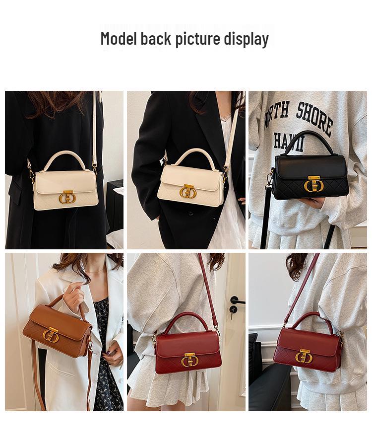 Трендовая минималистичная сумка кроссбоди в стиле ретро 2025 года: Вместительная, стильная сумка через плечо для поездок на работу и отдыха