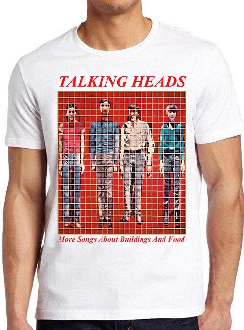 Talking Heads Еще больше песен о зданиях и еде Панк-рок Ретро Футболка 1716