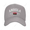 Unisex Baseball Cap Angola EST Independence Day Wild Sun Shade Peaked Adjustable Outdoor Caps for Unisex Women