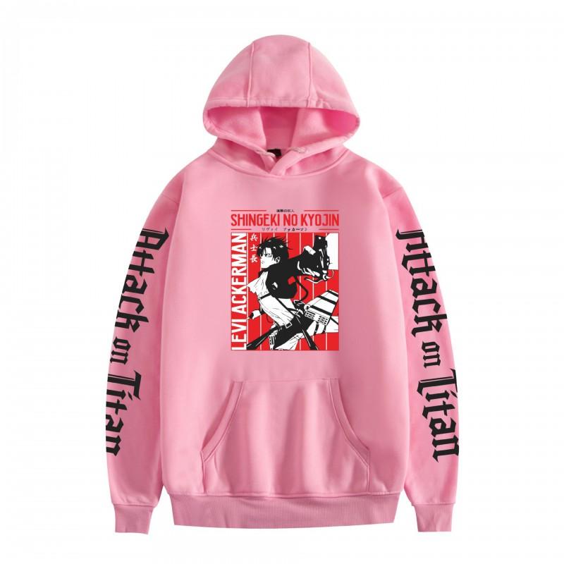Attack On Titan Anime Hoodie Loose Fit Pullover Sweatshirt Teens