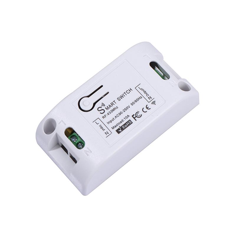 Настенный переключатель 433 МГц беспроводной настенный переключатель передатчика и релейный приемник переменного тока