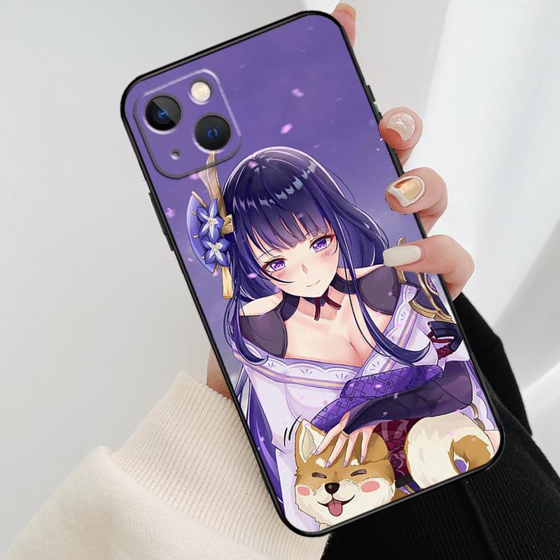 Чехол для телефона Baal Genshin Impact для iPhone 17 Pro Max 16 15 14 11 12 13 Pro Max mini 15 16 Plus 16e 17 Air Cover