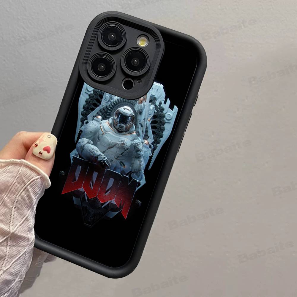 Классическая игра D-DOOM-E-EternalS Силиконовый чехол для телефона Для IPhone 17 Pro Max 16 15 14 13 12 11 Plus 17 Air