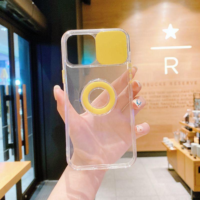 Luxury Multi-color Soft Case mobile phone holder lens protection Phone Case For iPhone 12 Pro max mini 11 6 6s 7 8 plus Cover for iPhone 13 pro max