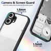 KEYSION Прозрачный чехол для Nothing CMF Phone 2 Pro 1 Мягкий силиконовый+ПК Прозрачный Противоударный Чехол-накладка на заднюю панель телефона для CMF Phone 1 2 Pro