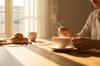 Cup With Saucer 250 Ml For Coffee Or Tea, White Ceramic, Daisy Line