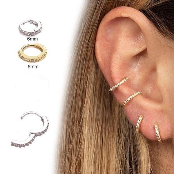 Mini Hoop Cartilage Helix Earring Conch Piercing Rook Snug Piercing Earring Nose Piercing Rings ARI