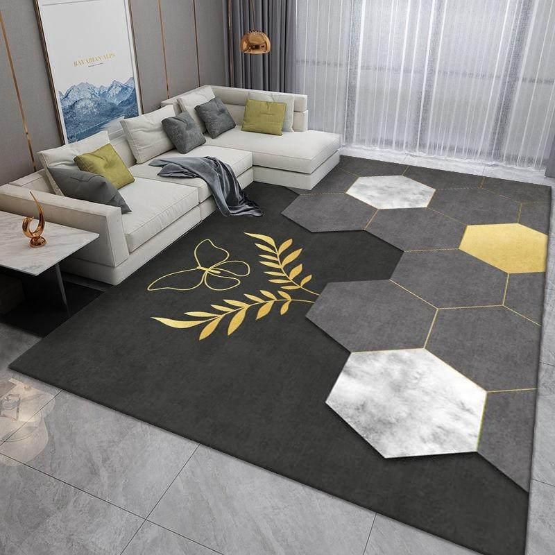 Ковер в минималистичном стиле для большой площади, для гостиной, в скандинавском стиле, роскошный, для дивана, ковер для чайного столика, современный, мягкий, коврик для пола в спальне, домашний декор