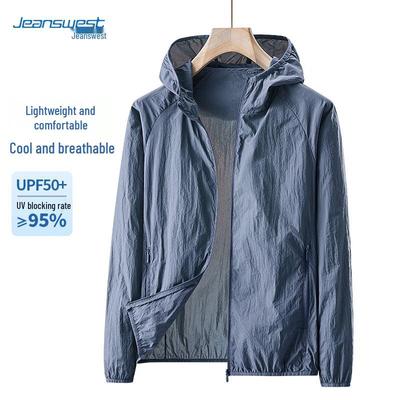 Мужская куртка Jeanswest из ледяного шелка с защитой от солнца UPF50+