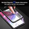Подходит для чехла для мобильного телефона Samsung Note20ultra S25edge Магнето Двустороннее стекло Металлический Магнитная адсорбция Противоударный чехол