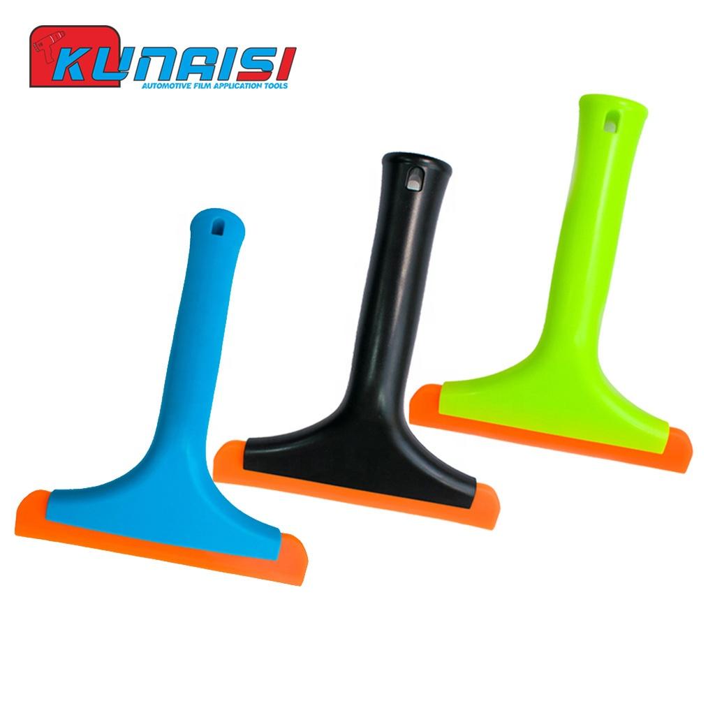 KUNAISI Soft Rubber Scrapers Auto Window Glass Clean Snow Scraper Vinyl Wrap Film Tool Car Styling Squeegee Blade Wiper