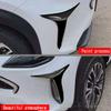 Для Toyota Yaris Cross передние противотуманные фары автомобиля, полоски для ламп, накладка, наклейка, Стайлинг автомобиля, яркий черный