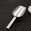 Stainless steel kitchen scoop - for ice, bulk products, food and feed