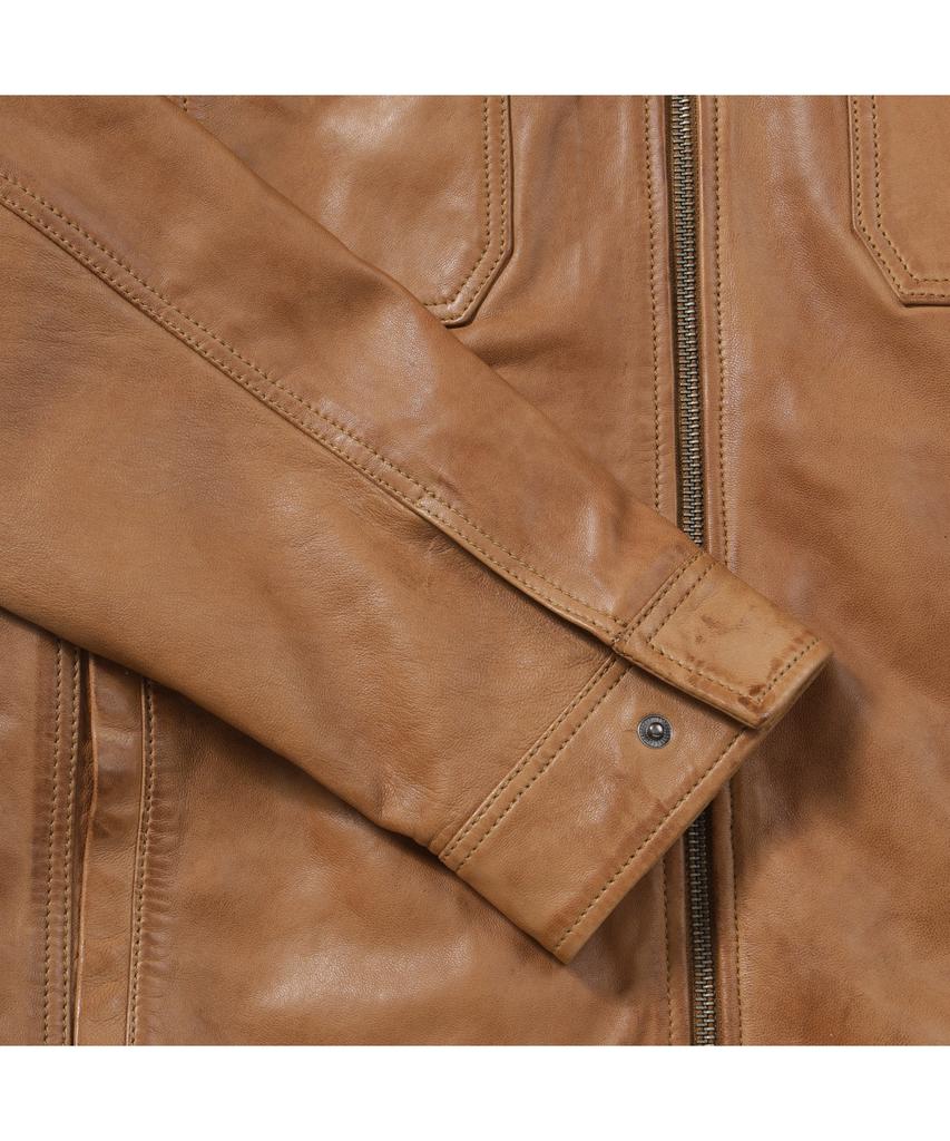 Brentwood [Bolder Leather] Semi-Vegetable Lambskin Trucker Brudx26351Orx