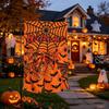 Creative Halloween Garden Flag Cloth Fall Garden Flag Multipurpose Autumn Harvest Flag  Home Decor
