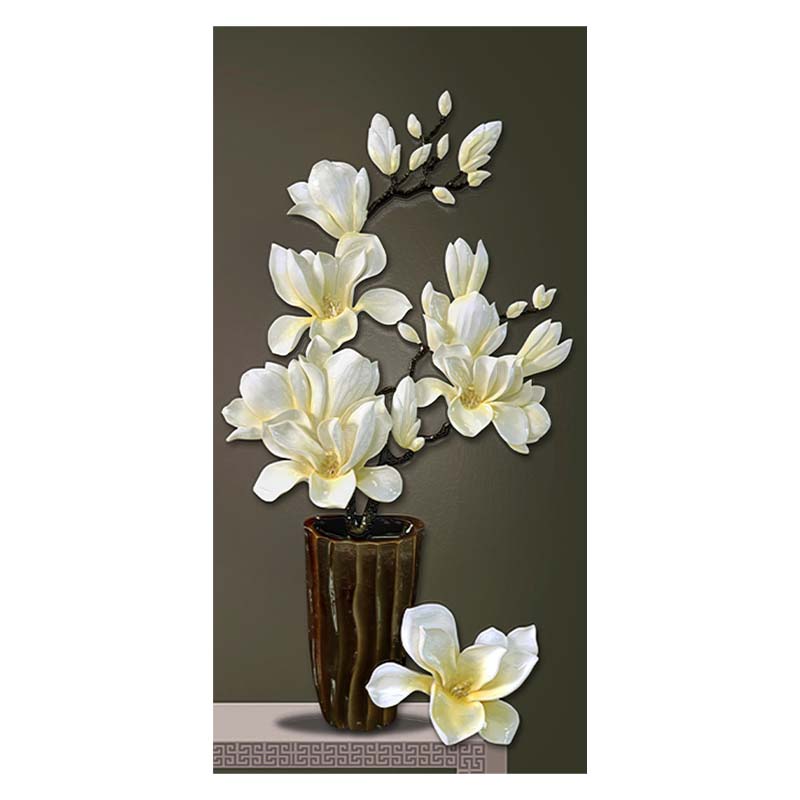 3D абстрактный цветок холст картина стереоскопические цветы настенные художественные постеры и принт квадро настенная картина украшение дома китайские элементы