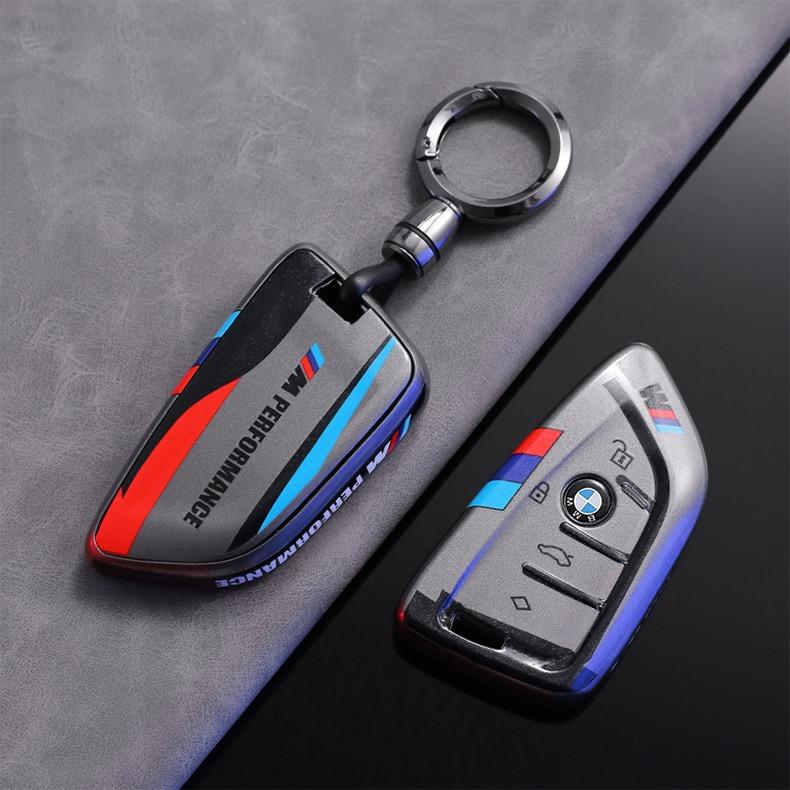 UZIS8 New TPU Car Key Case Cover Protector Shell For BMW F20 G20 G30 X1 X3 X4 X5 G05 X6 X7 G11 F15 F16 G01 G02 F48 Car Sticker